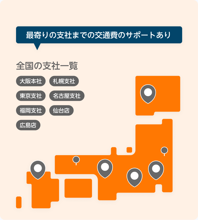 全国の支社一覧
